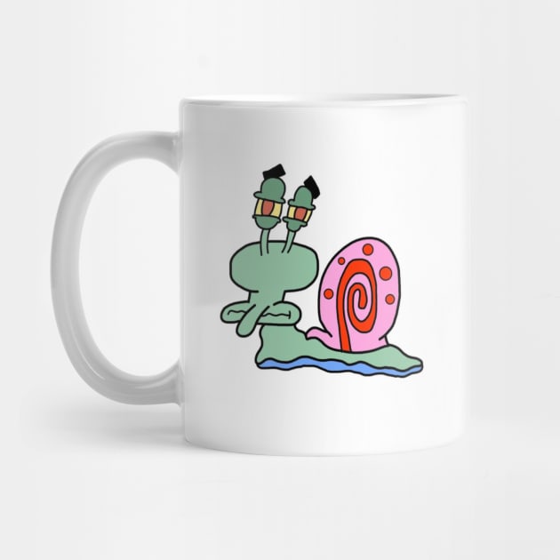 Squidward Snail by mushriah333